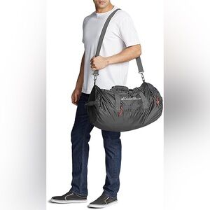 Eddie Bauer Stowaway Packable Duffel Bag - 45L, Dark Smoke